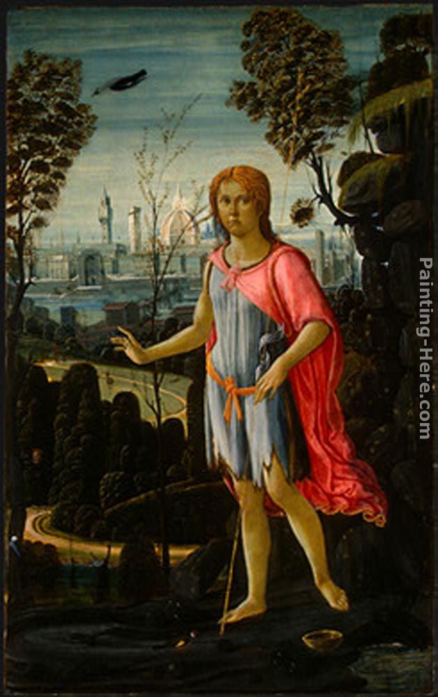 Saint John the Baptist painting - Jacopo Del Sellaio Saint John the Baptist art painting